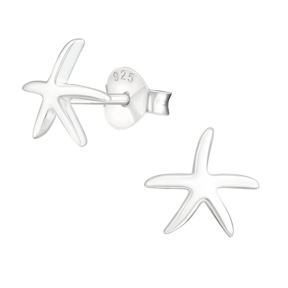 Martin Pere Jewelry - Sterling Silver Starfish Ear Studs